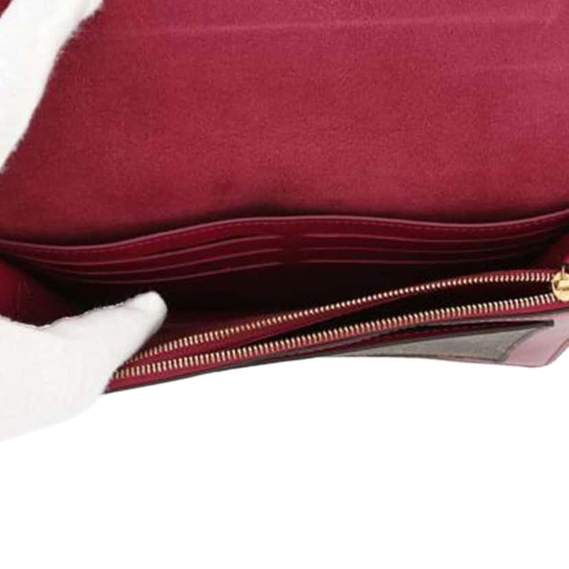 Louis Vuitton Monogram Flore Wallet On Chain Brown Good condition - Model View