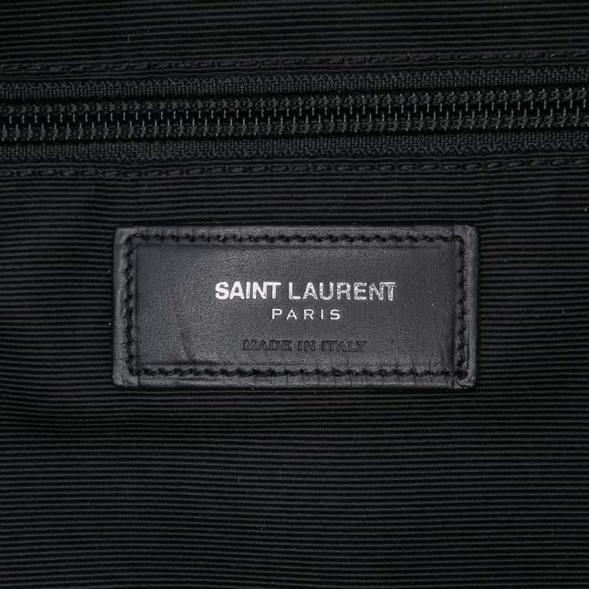 Saint Laurent Leather Star Studded City Backpack Black Leather Good condition - Box View