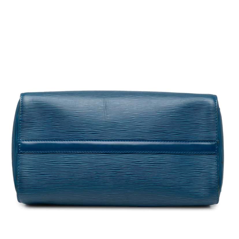 Louis Vuitton Epi Speedy 30 Blue Leather Good condition - Inside View