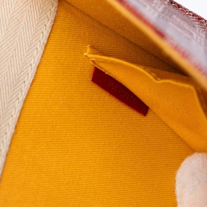 Goyard Goyardine Monte Carlo Bois Clutch Red Canvas Good condition - Box View