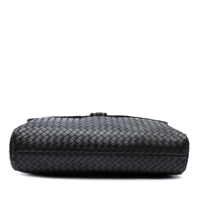 Bottega Veneta Nappa Intrecciato Briefcase Black Leather Good condition - Inside View