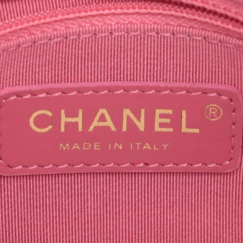 Chanel Lambskin Giant Crystal CC Camera Bag Black Leather Good condition - Model View