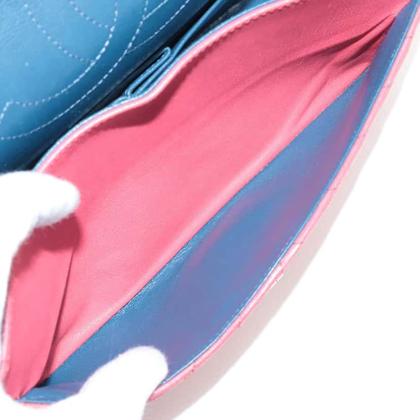 Chanel Reissue 2.55 Chevron Lambskin Double Flap 225 Red Leather Good condition - Inside View