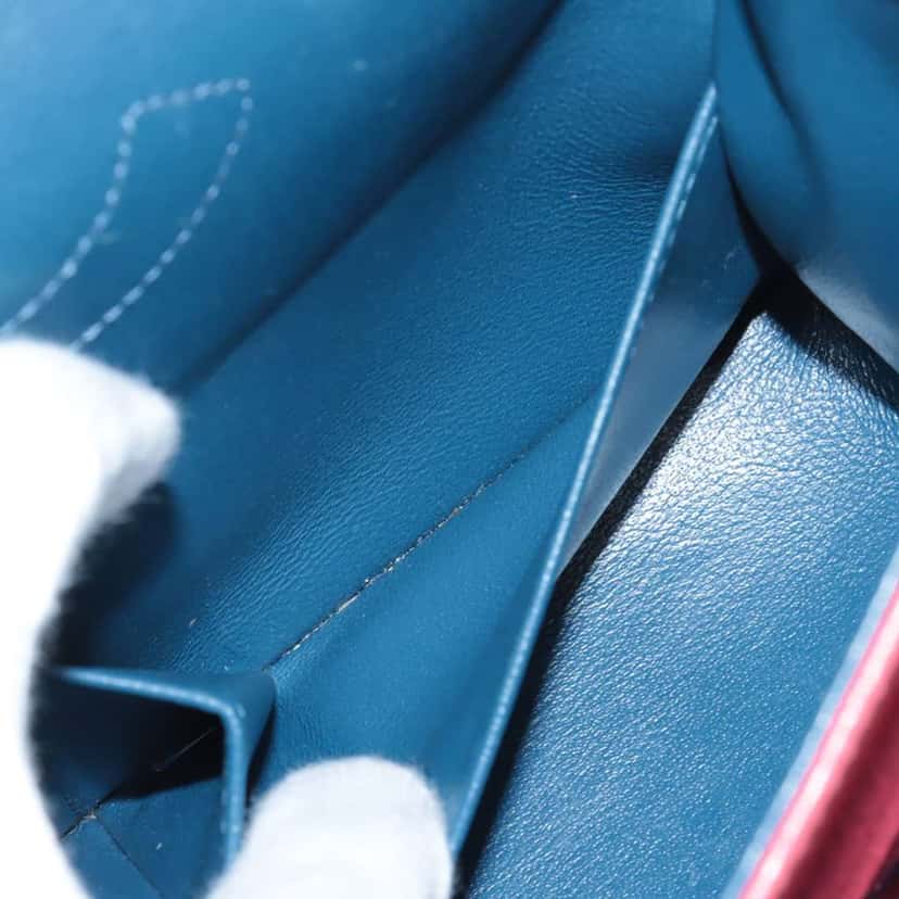 Chanel Reissue 2.55 Chevron Lambskin Double Flap 225 Red Leather Good condition - Box View