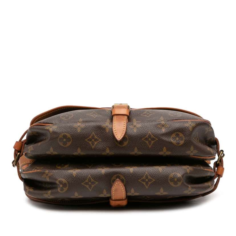 Louis Vuitton Monogram Saumur 30 Brown Good condition - Inside View