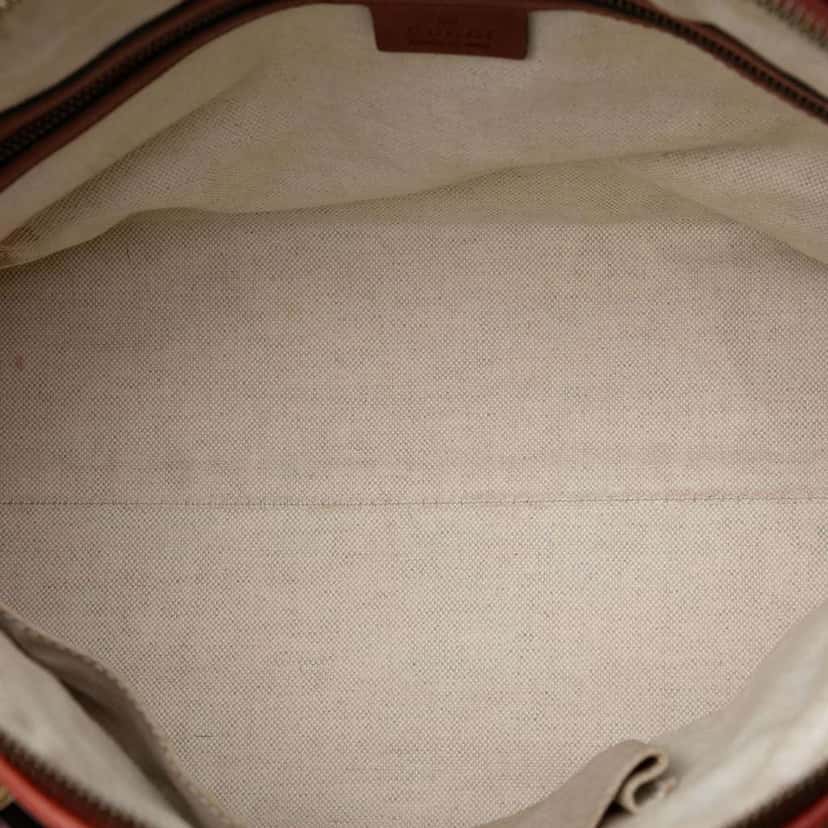 Gucci Leather Laidback Crafty Handbag Orange Leather Good condition - Model View