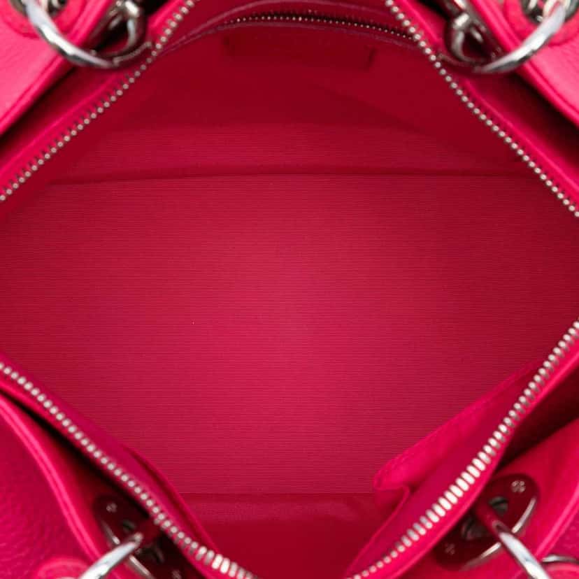 Dior Medium Leather Diorissimo Satchel Pink Leather Good condition - Model View