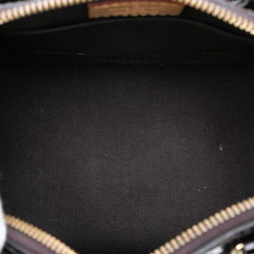 Louis Vuitton Monogram Vernis Alma BB Purple Leather Good condition - Model View