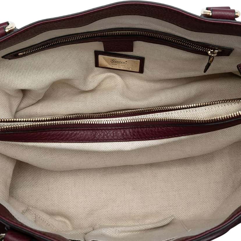 Gucci Medium Leather Soho Working Satchel Red Leather Good condition - Model View