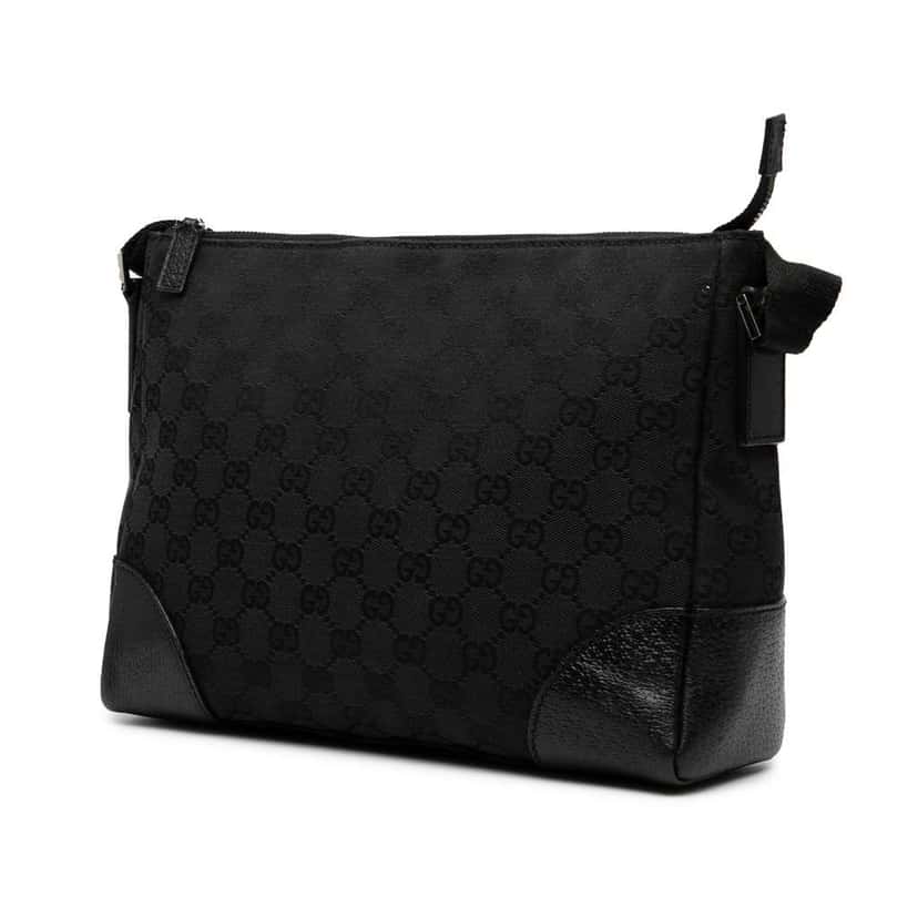 Gucci GG Canvas Crossbody Black Canvas Good condition - Back View