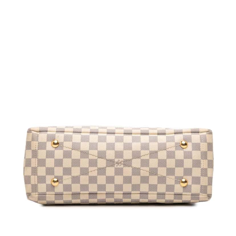 Louis Vuitton Damier Azur Lymington White Good condition - Inside View
