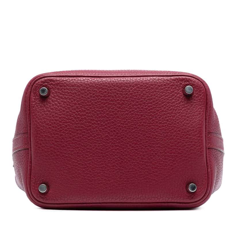 Hermès Clemence Picotin Lock 18 Red Leather Good condition - Inside View