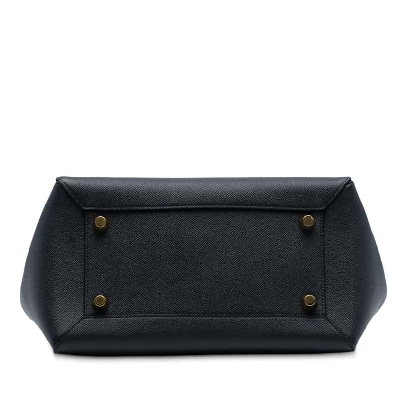 Celine Mini Grained Calfskin Belt Bag Black Leather Good condition - Inside View