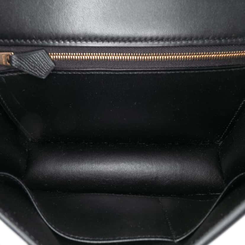 Hermès Epsom Constance 24 Black Leather Good condition - Model View