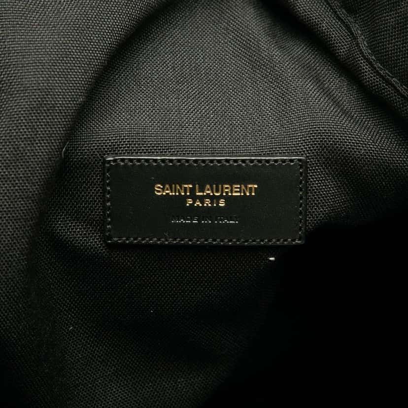 Saint Laurent Canvas Hunting Buckle Messenger Bag Black Canvas Good condition - Box View