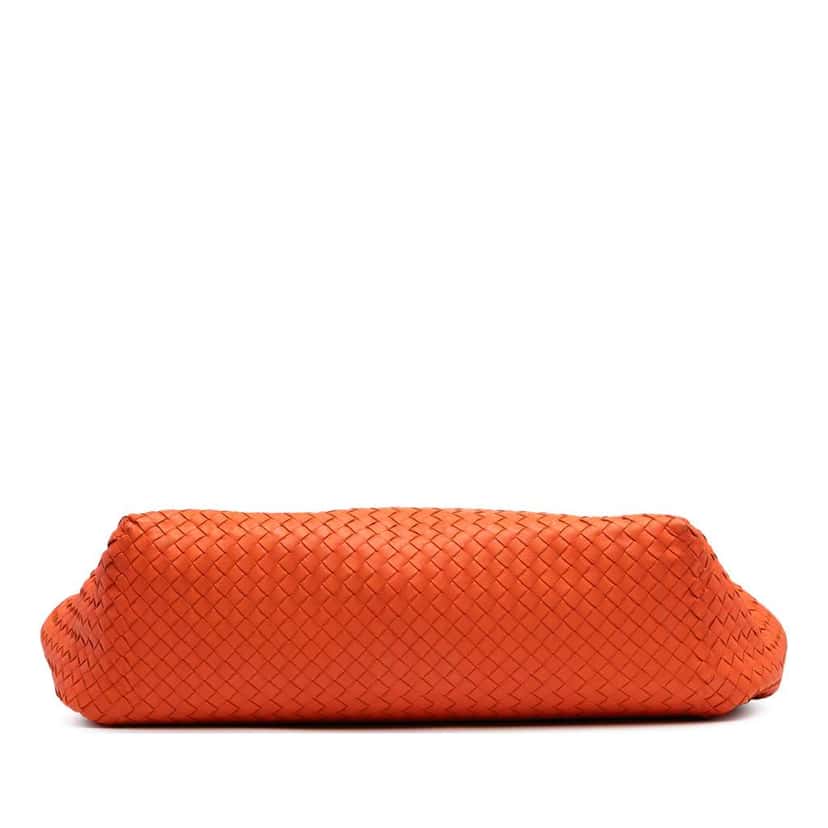 Bottega Veneta Large Nappa Intrecciato Cesta Tote Orange Leather Good condition - Inside View