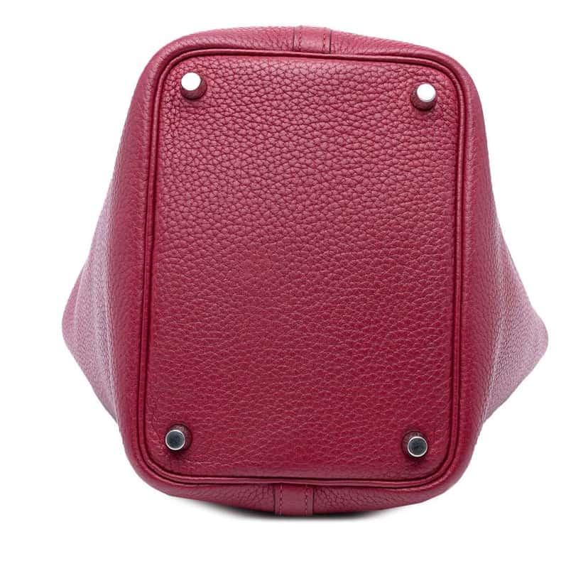 Hermès Clemence Picotin Lock 18 Red Leather Good condition - Inside View