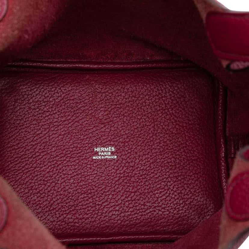 Hermès Clemence Picotin Lock 18 Red Leather Good condition - Model View