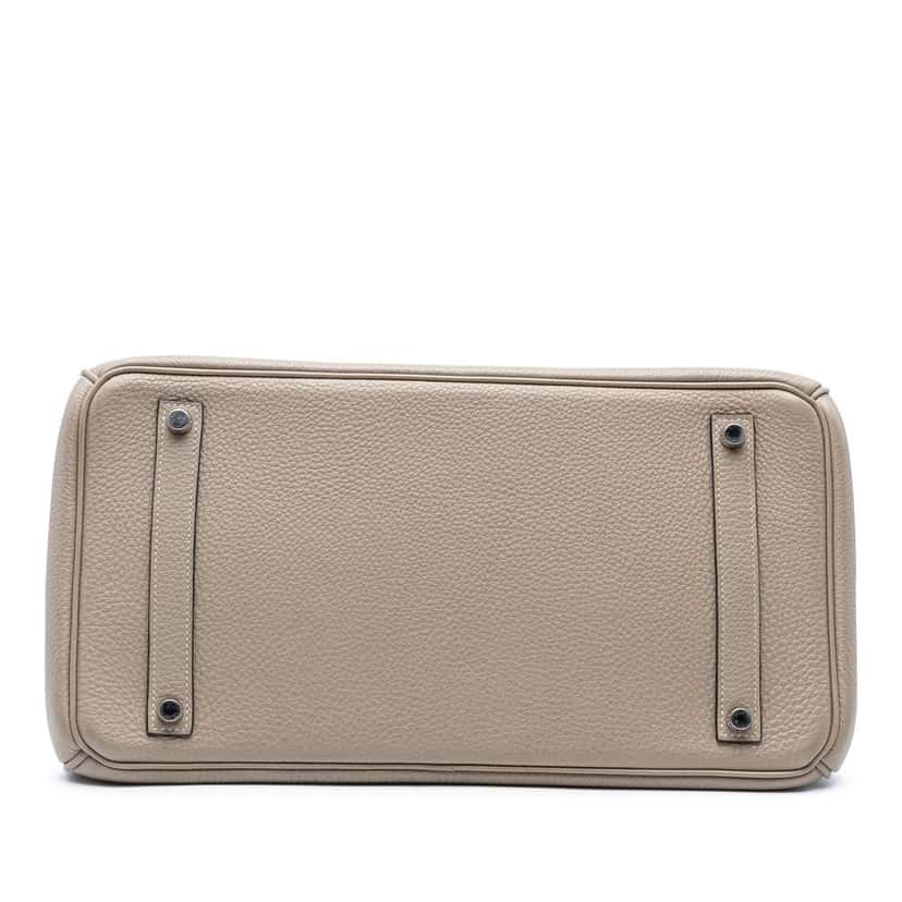 Hermès Togo Birkin Retourne 35 Brown Leather Good condition - Inside View