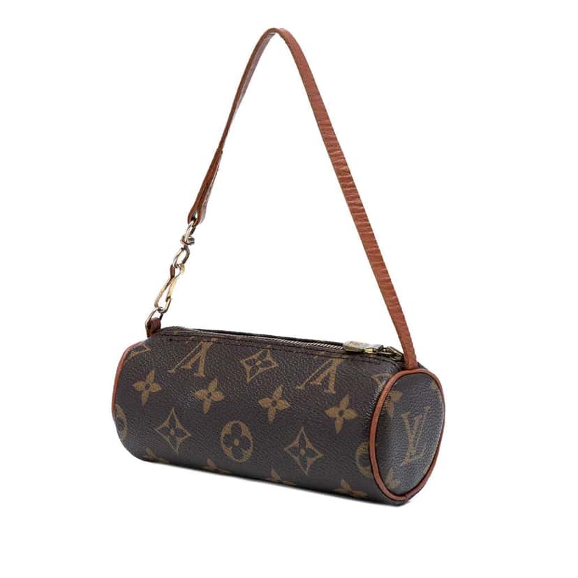 Louis Vuitton Monogram Papillon Pochette Brown Good condition - Back View