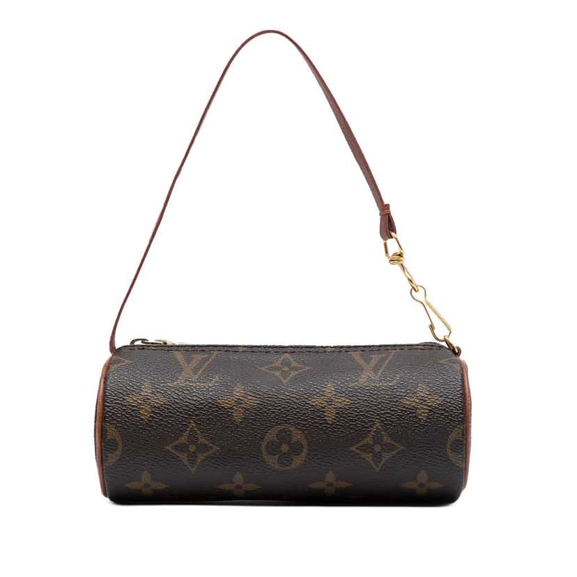 Louis Vuitton Monogram Papillon Pochette Brown Good condition - Front View