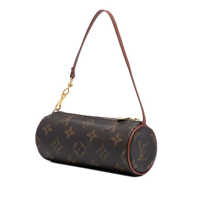 Louis Vuitton Monogram Papillon Pochette Brown Good condition - Back View