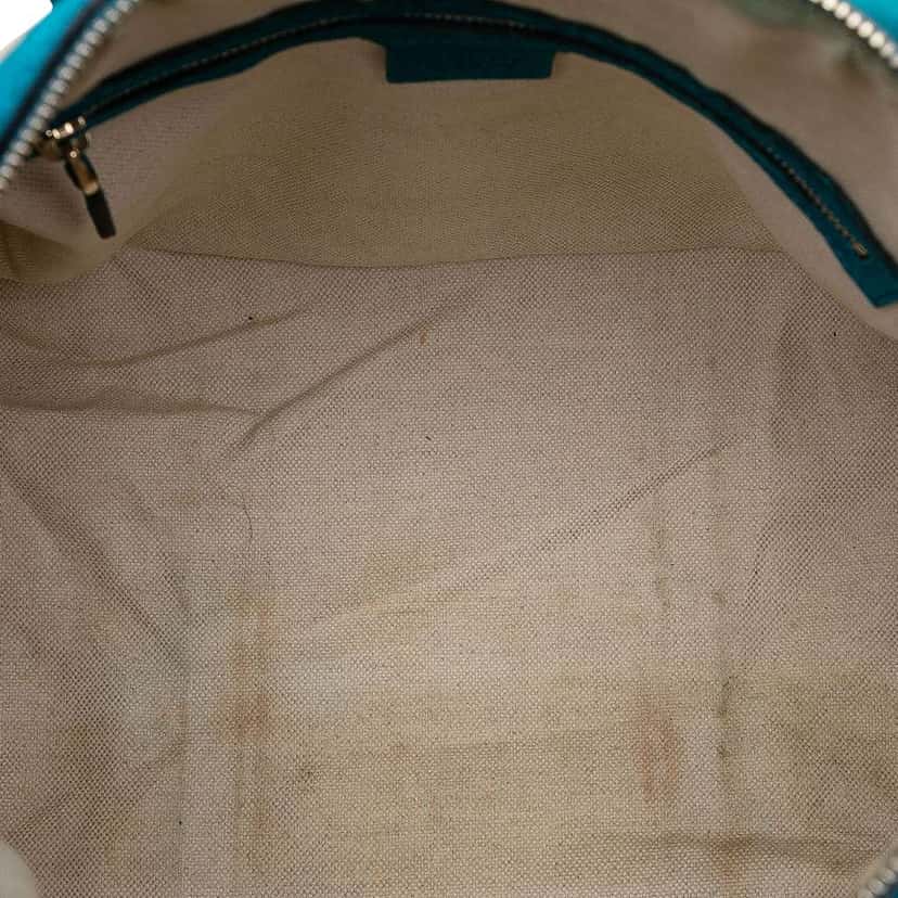 Gucci Medium GG Canvas Web Joy Boston Bag Brown Canvas Fair condition - Model View