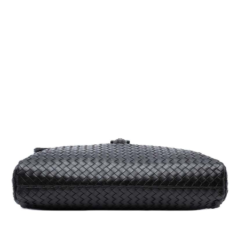 Bottega Veneta Nappa Intrecciato Briefcase Brown Leather Good condition - Inside View