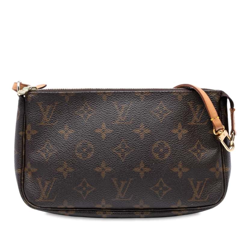 Louis Vuitton Monogram Pochette Accessoires Brown Good condition - Front View
