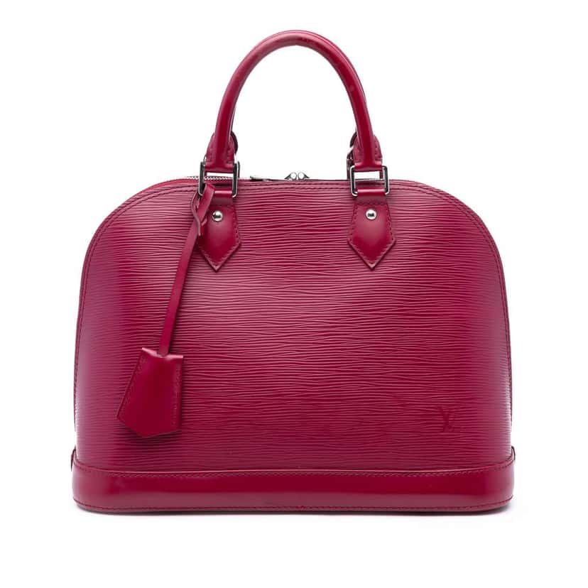 Louis Vuitton Epi Alma PM Red Leather Good condition - Front View