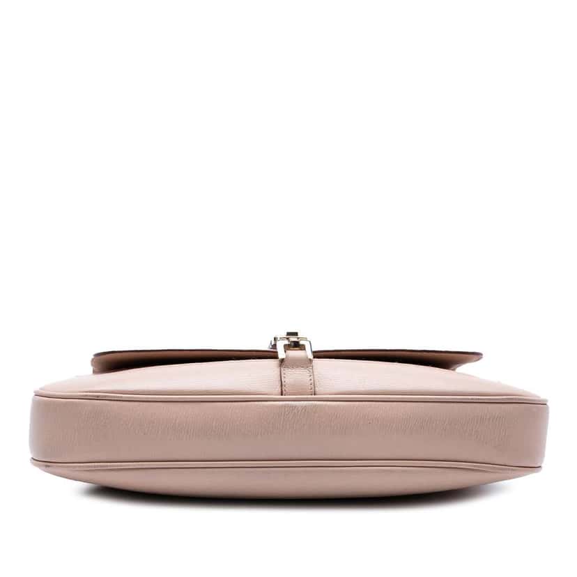 Gucci Calfskin Jackie O Flap Pink Leather Good condition - Inside View