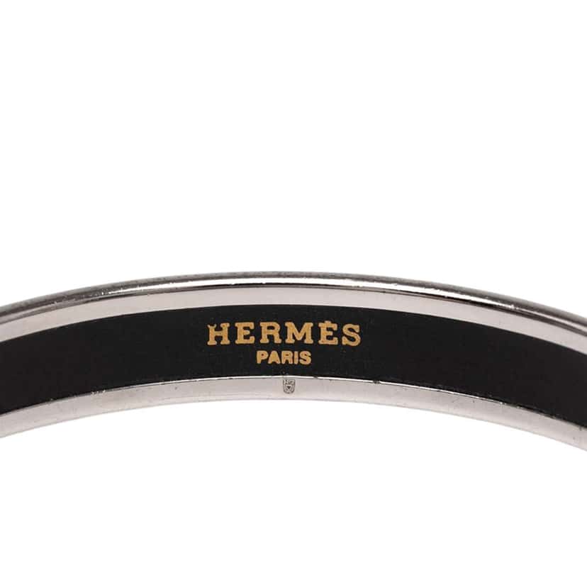 Hermès Narrow Chaine d Ancre Enamel Bangle 62 Orange Good condition - Box View
