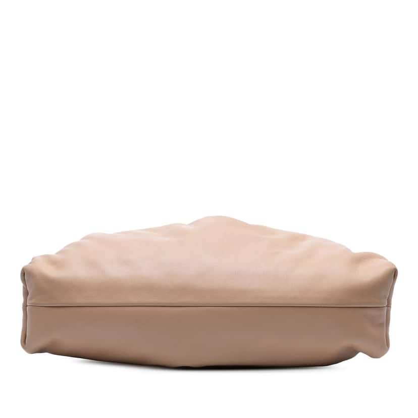 Bottega Veneta Lambskin The Pouch Brown Leather Good condition - Inside View