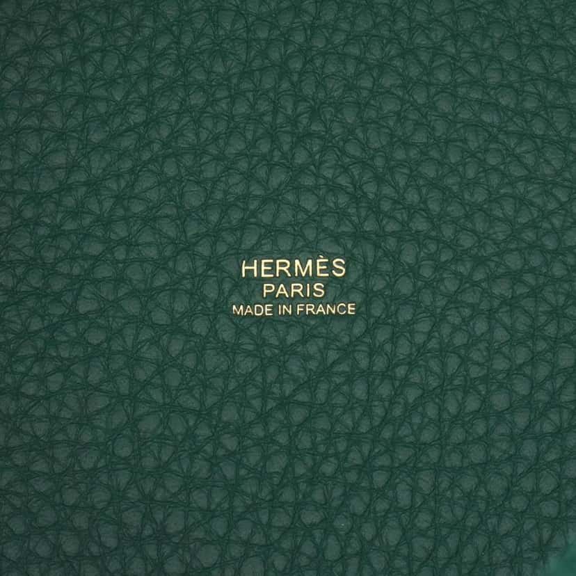 Hermès Clemence Picotin Lock 18 Green Leather Very good condition - Model View