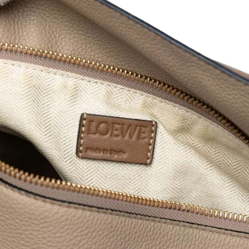 Loewe Medium Calfskin Puzzle Satchel Brown Leather Good condition - Box View
