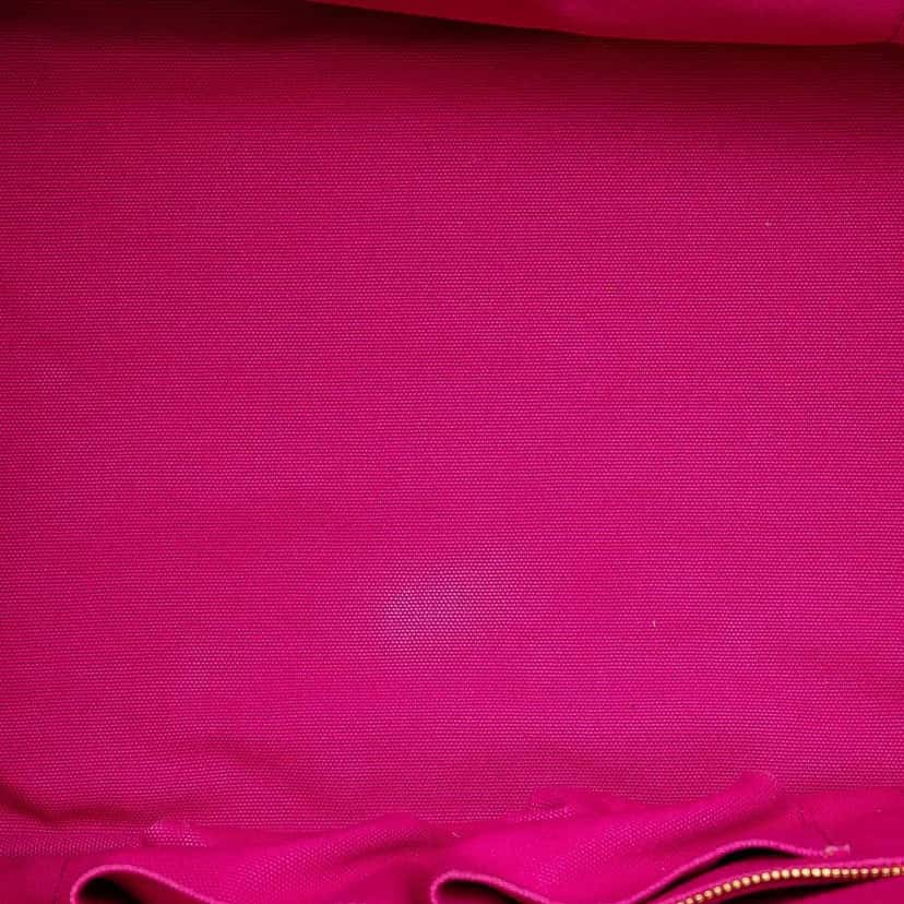 Prada Large Canvas Canapa Logo Satchel Pink Canvas Good condition - Model View