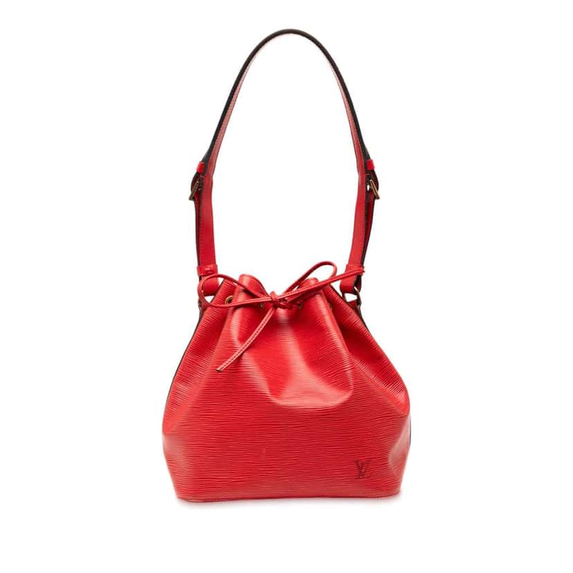 Louis Vuitton Epi Petit Noe Red Leather Good condition - Front View