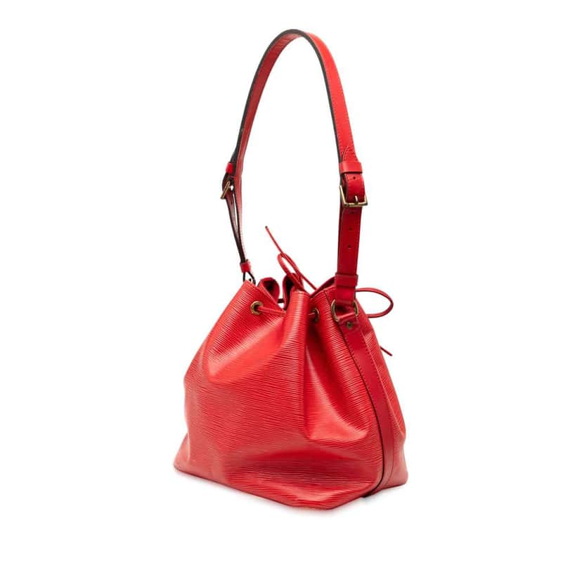 Louis Vuitton Epi Petit Noe Red Leather Good condition - Back View