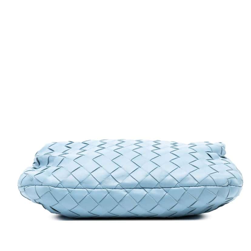 Bottega Veneta Mini Nappa Intrecciato Jodie Blue Leather Good condition - Inside View