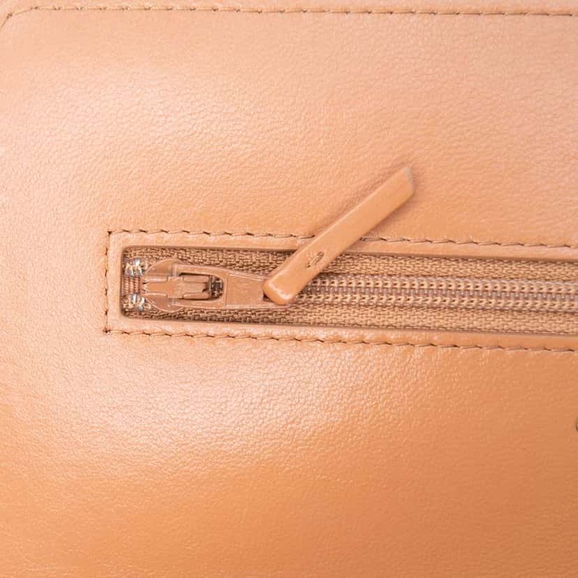 Chanel Quilted Lambskin 19 Wallet on Chain Brown Leather Good condition - Box View