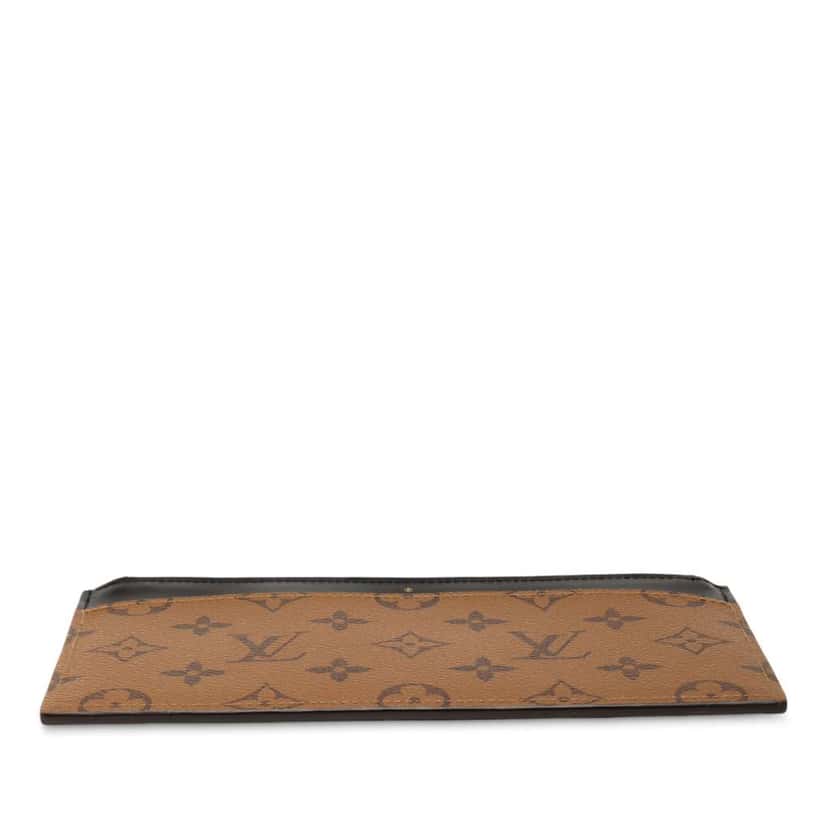 Louis Vuitton Monogram Reverse Slim Purse Brown Good condition - Inside View