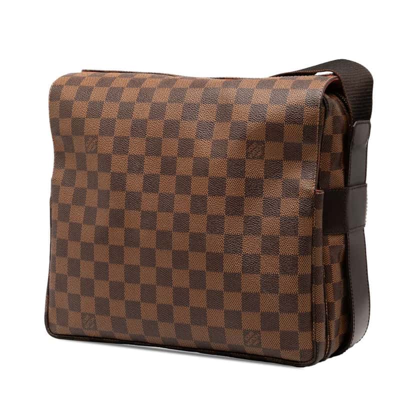 Louis Vuitton Damier Ebene Naviglio Brown Good condition - Back View