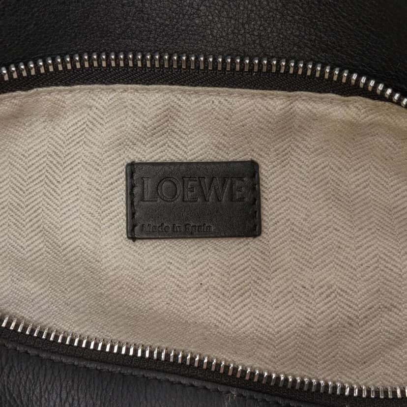 Loewe Medium Calfskin Puzzle Satchel Black Leather Good condition - Box View