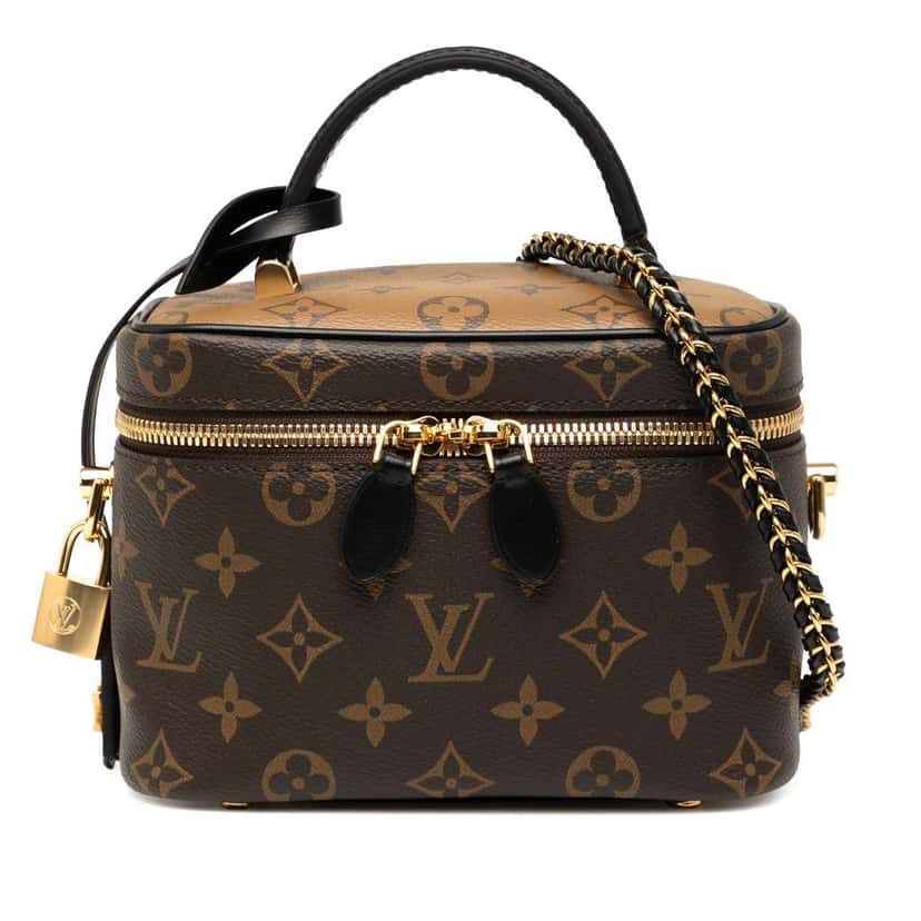 Louis Vuitton Monogram Reverse Vanity PM Brown Good condition - Front View
