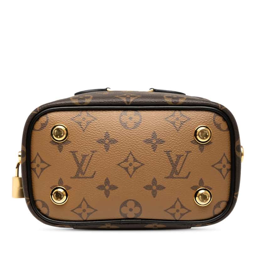 Louis Vuitton Monogram Reverse Vanity PM Brown Good condition - Inside View