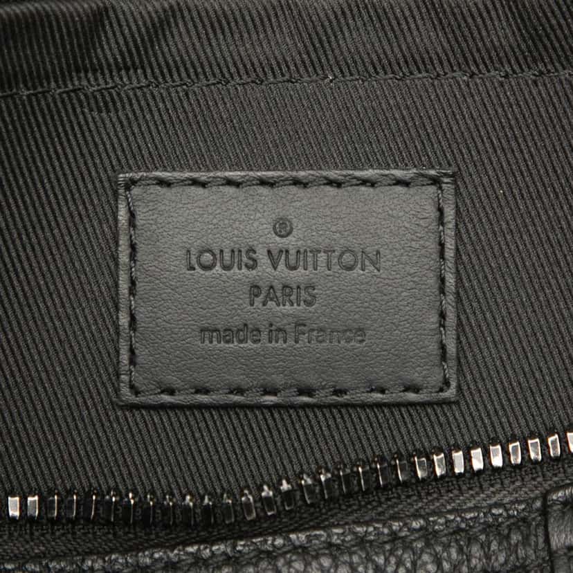Louis Vuitton Aerogram City Keepall Black Leather Good condition - Box View