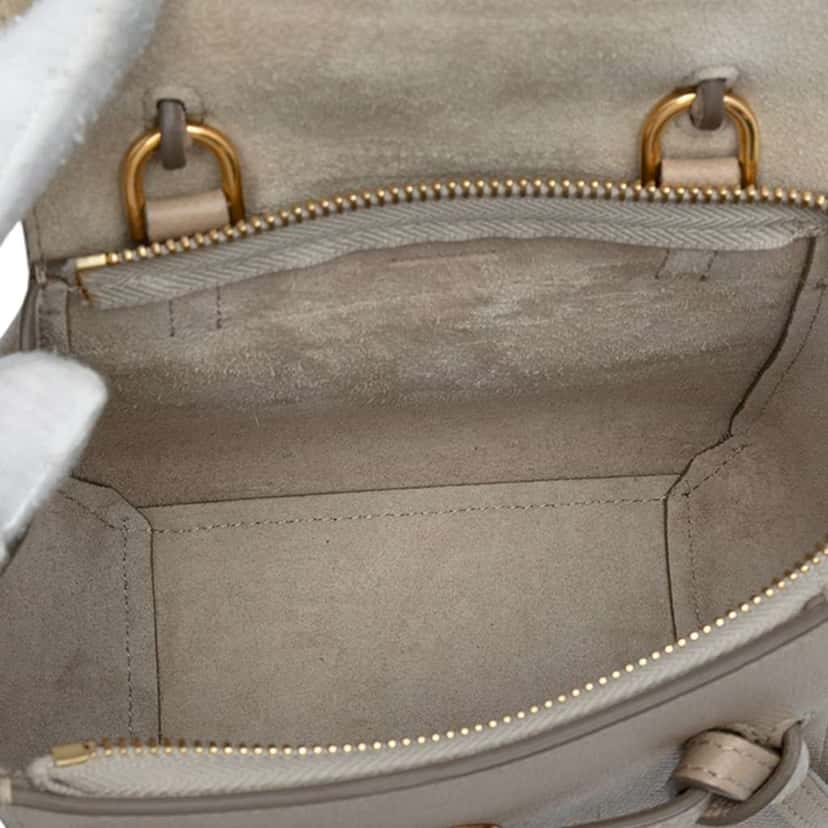 Celine Pico Grained Calfskin Belt Bag Brown Leather Good condition - Model View
