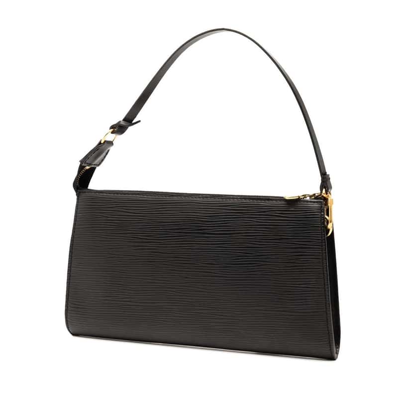 Louis Vuitton Epi Pochette Accessoires Black Leather Good condition - Back View