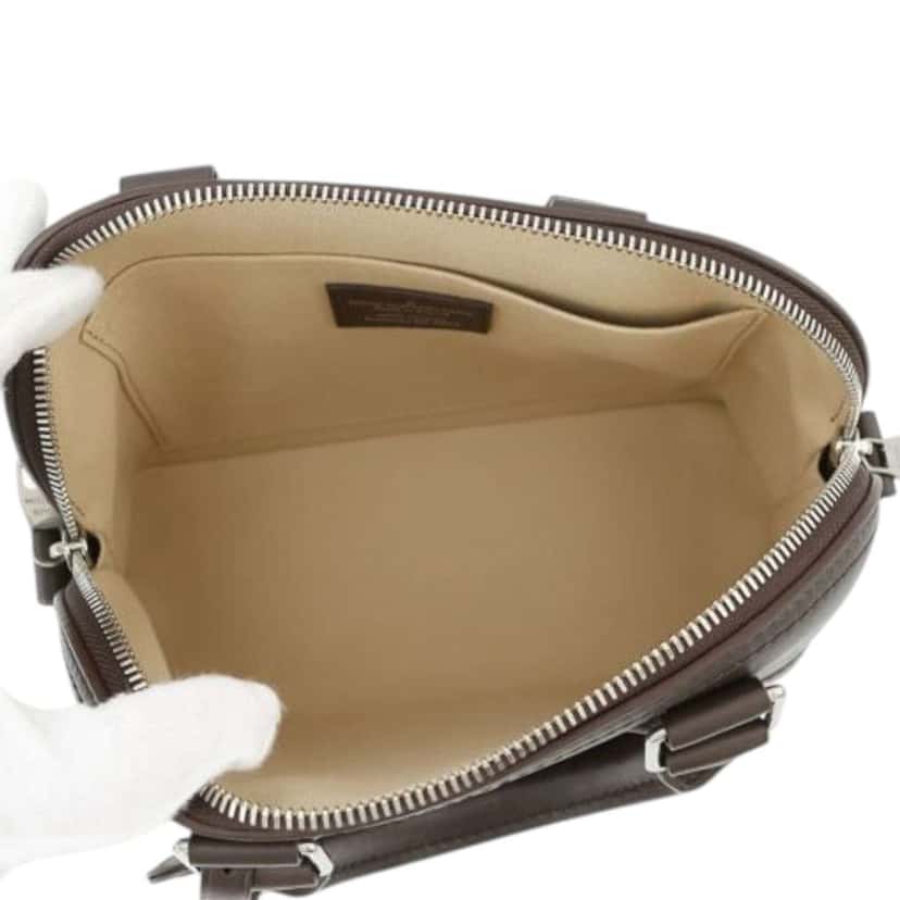 Louis Vuitton Henry Taylor Calfskin Alma 25 Brown Leather Good condition - Model View