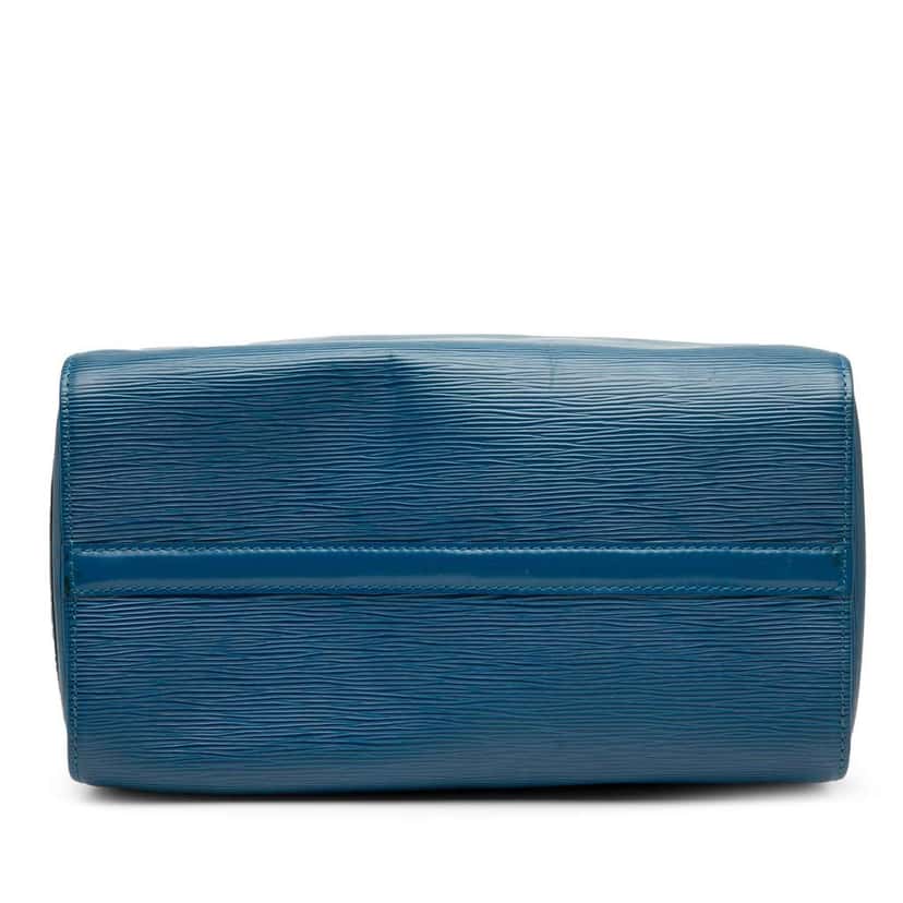 Louis Vuitton Epi Speedy 30 Blue Leather Good condition - Inside View